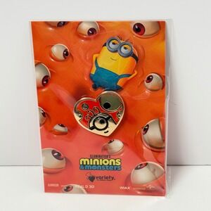 Minions and Monsters AMC exclusive pin sealed. Gold with Orange. Illumination's